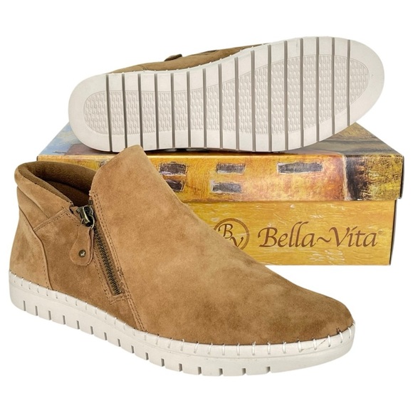 Bella Vita Camberly Tan Suede Womens Lofers Size 9.5W - Picture 14 of 15